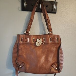 Juicy Couture Brown Leather Shoulder Bag